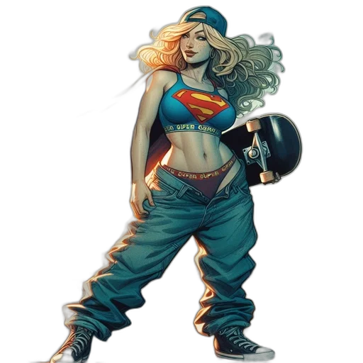 comic book art, concept art, cartoon, pixel art transparent PNG cut-out