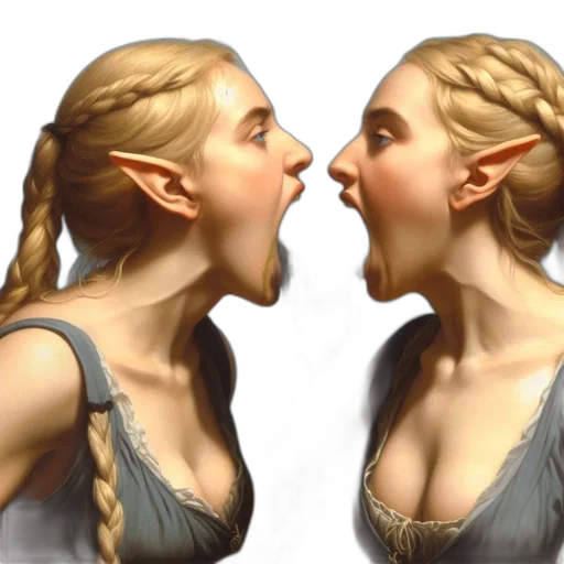 face, photorealistic, concept art, fantasy art transparent PNG cut-out