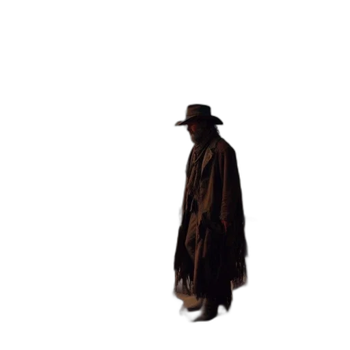 hat, jacket, staff, umbrella transparent PNG cut-out