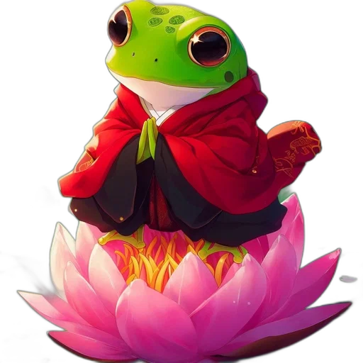 dragon, jacket, staff, creature transparent PNG cut-out