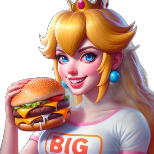 food, dress, crown, face transparent PNG cut-out
