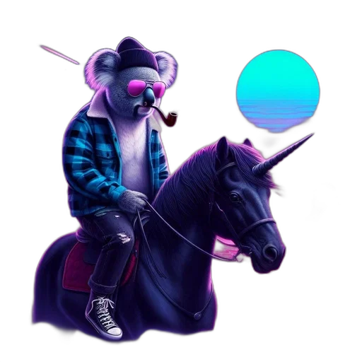jacket, hat, staff, creature transparent PNG cut-out