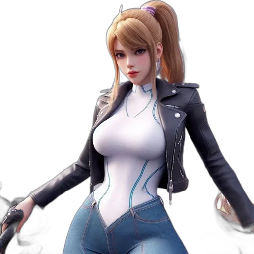 jacket, concept art, 3d render, fantasy art transparent PNG cut-out