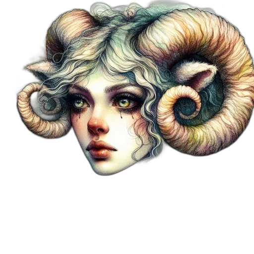 hair, face, mask, dragon transparent PNG cut-out