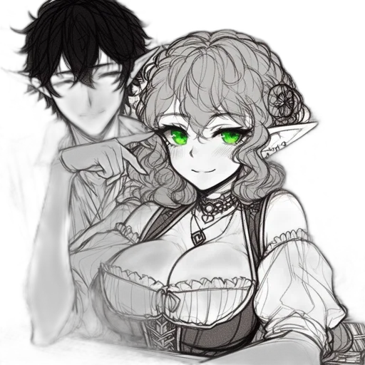 staff, anime, concept art, fantasy art transparent PNG cut-out
