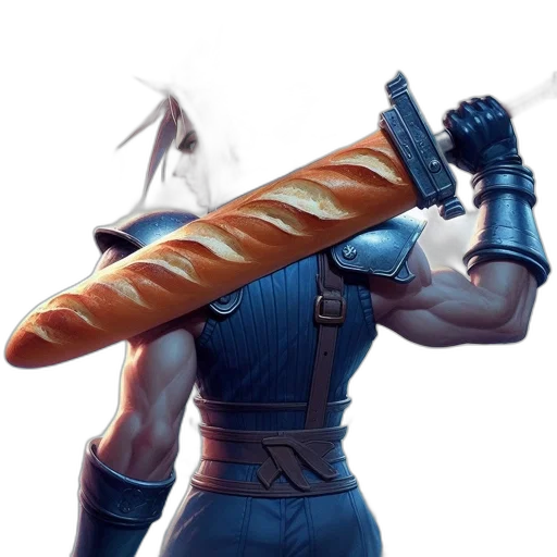 weapon, sword, food, staff transparent PNG cut-out