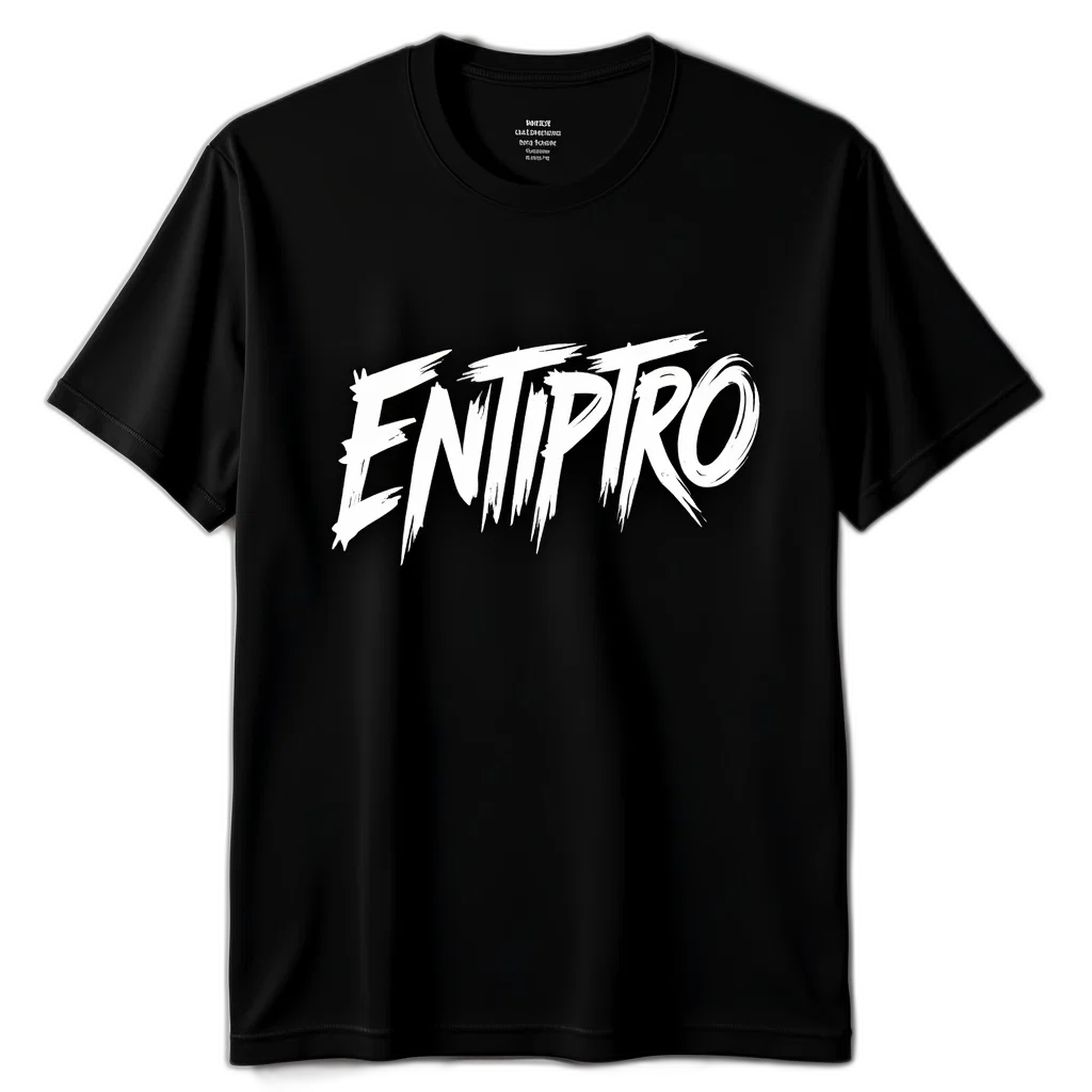 black, t-shirt, word, entiptro transparent PNG cut-out