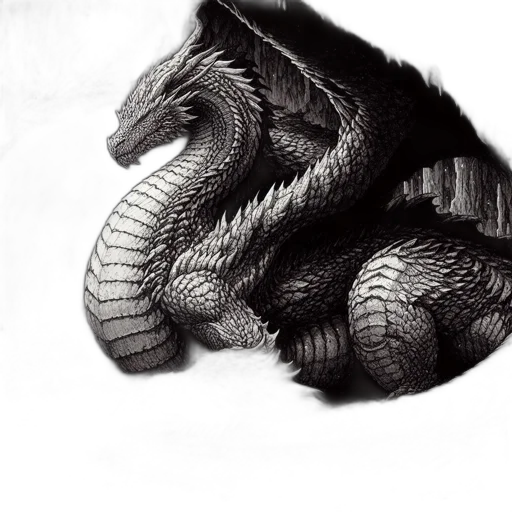 dragon, creature, animal, hair transparent PNG cut-out