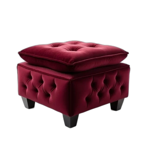 furniture, crown, 3d render, red transparent PNG cut-out