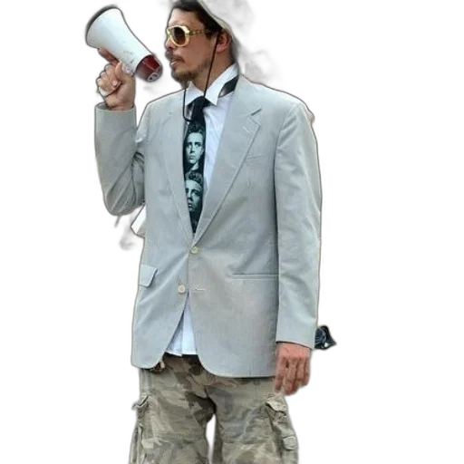 staff, jacket, hat, umbrella transparent PNG cut-out