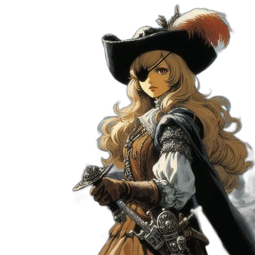 hat, fantasy art, concept art, comic book art transparent PNG cut-out