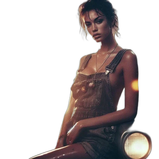 dress, jewelry, jacket, face transparent PNG cut-out