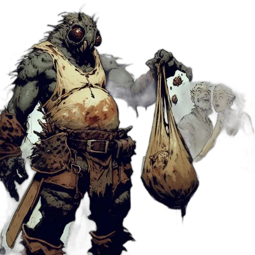 creature, mask, concept art, fantasy art transparent PNG cut-out