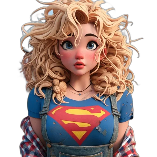 face, hair, dress, comic book art transparent PNG cut-out