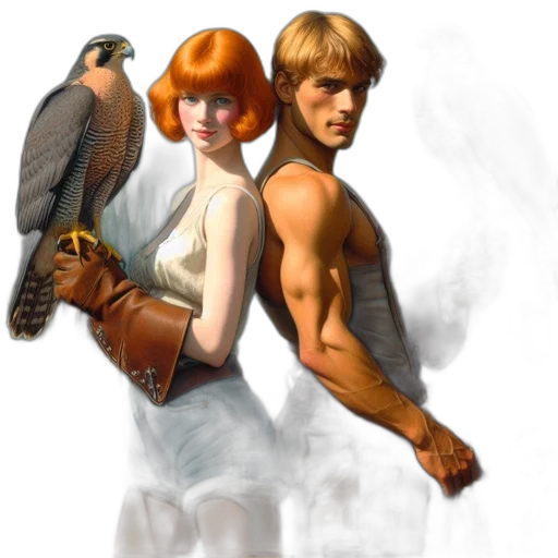fantasy art, concept art, photorealistic, comic book art transparent PNG cut-out