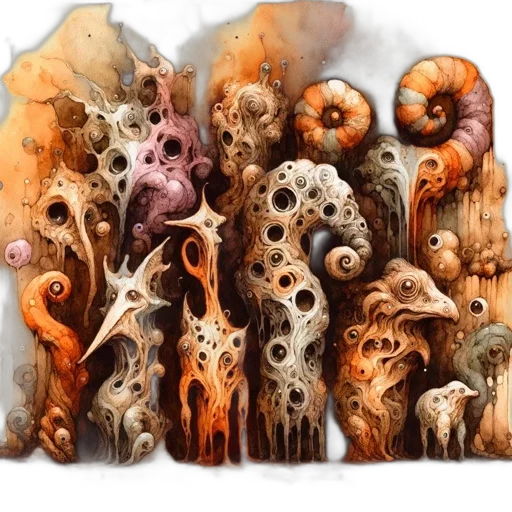 mask, hair, creature, food transparent PNG cut-out