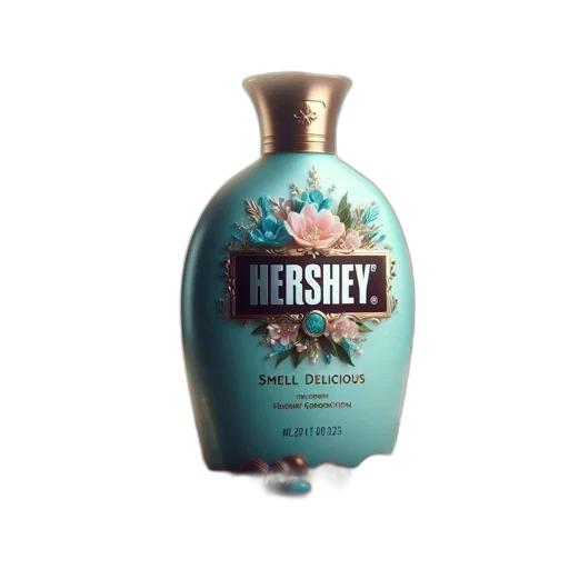 bottle, 3d render, turquoise, hershey transparent PNG cut-out
