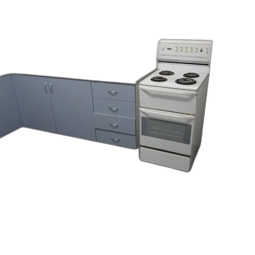furniture, food, 3d render, kitchen transparent PNG cut-out