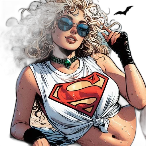 comic book art, concept art, cartoon, comical transparent PNG cut-out