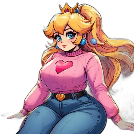 crown, dress, jacket, pixel art transparent PNG cut-out