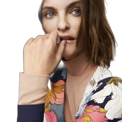 jacket, face, jewelry, dress transparent PNG cut-out