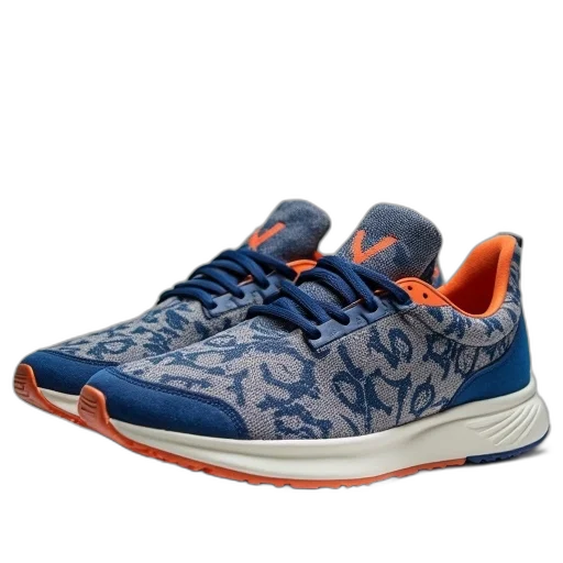 shoes, saucier, features, blue transparent PNG cut-out