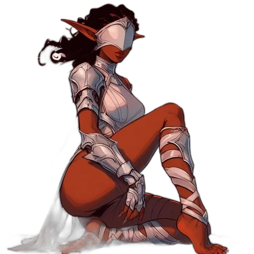 dress, robot, concept art, comic book art transparent PNG cut-out