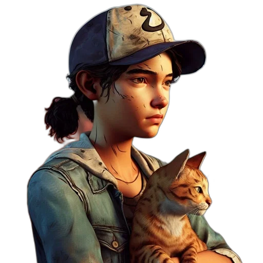 hat, animal, concept art, photorealistic transparent PNG cut-out