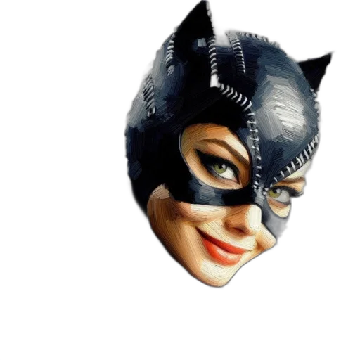 mask, face, animal, comic book art transparent PNG cut-out