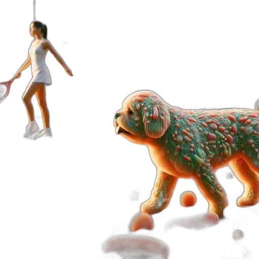 animal, creature, 3d render, concept art transparent PNG cut-out
