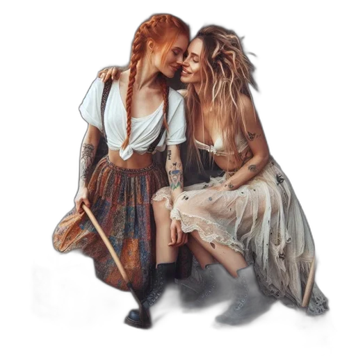 dress, fantasy art, concept art, oil painting transparent PNG cut-out