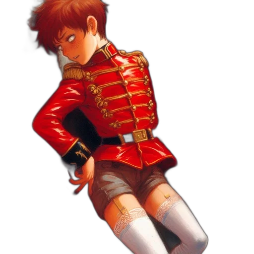 jacket, staff, weapon, dress transparent PNG cut-out
