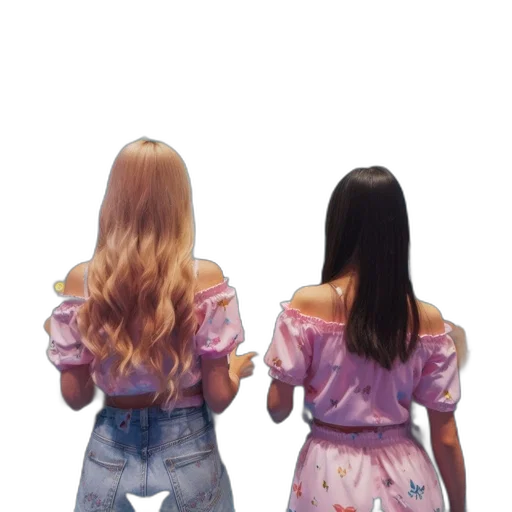jacket, hair, dress, vaporwave transparent PNG cut-out