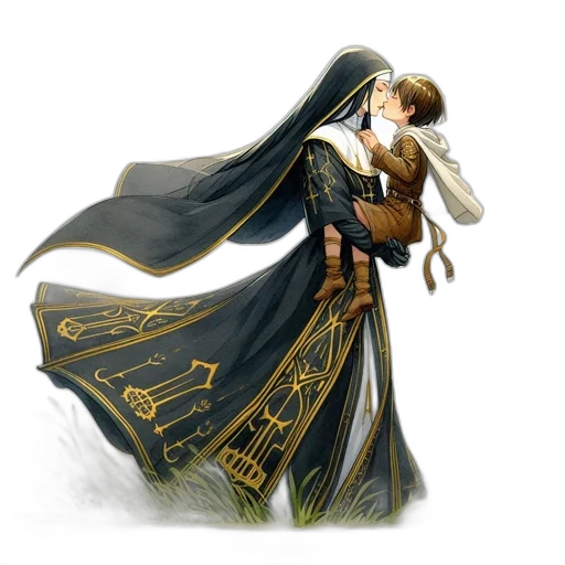 dress, sword, jewelry, dragon transparent PNG cut-out