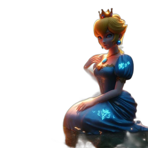 crown, dress, concept art, fantasy art transparent PNG cut-out