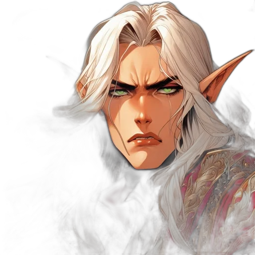 dragon, face, staff, fantasy art transparent PNG cut-out