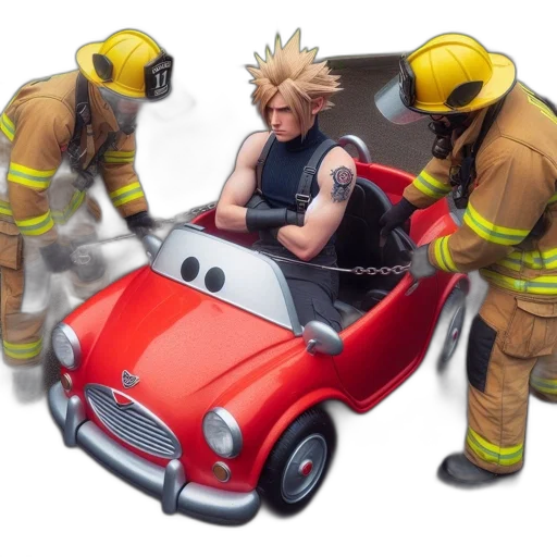 car, concept art, comic book art, fantasy art transparent PNG cut-out