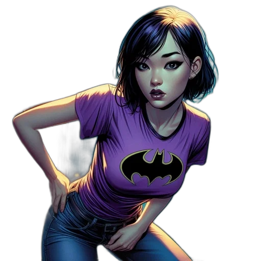 comic book art, concept art, cartoon, fantasy art transparent PNG cut-out