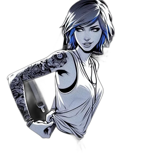 robot, jewelry, weapon, staff transparent PNG cut-out