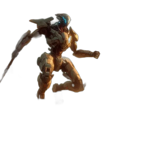 robot, weapon, creature, dragon transparent PNG cut-out