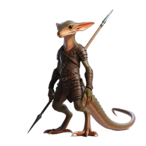 dragon, staff, animal, creature transparent PNG cut-out