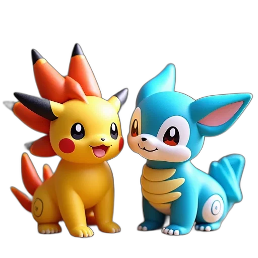 animal, staff, 3d render, concept art transparent PNG cut-out
