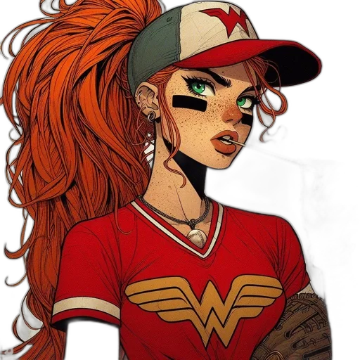 comic book art, cartoon, concept art, fantasy art transparent PNG cut-out