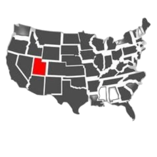 red, black, white, map transparent PNG cut-out