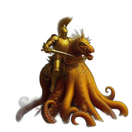 dragon, creature, staff, crown transparent PNG cut-out