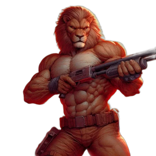 animal, concept art, comic book art, fantasy art transparent PNG cut-out