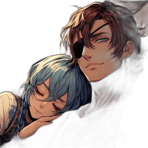 watercolor, anime, concept art, comic book art transparent PNG cut-out