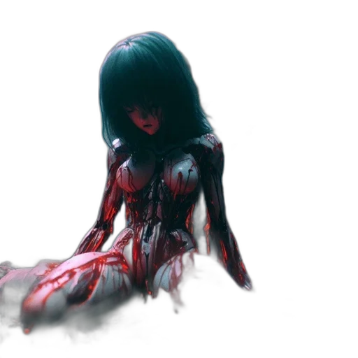 creature, dress, concept art, comic book art transparent PNG cut-out