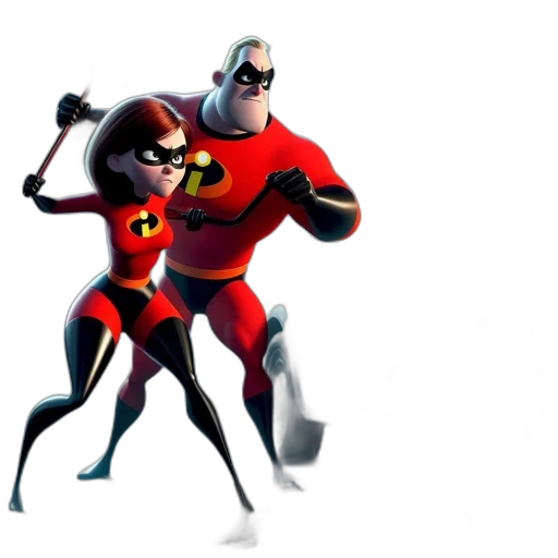 concept art, 3d render, comic book art, cartoon transparent PNG cut-out