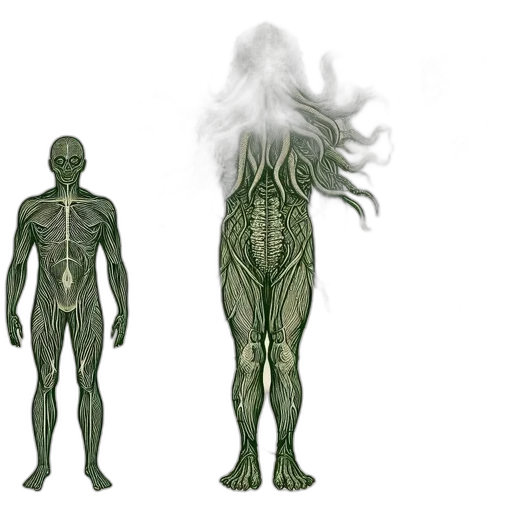creature, concept art, fantasy art, 3d render transparent PNG cut-out